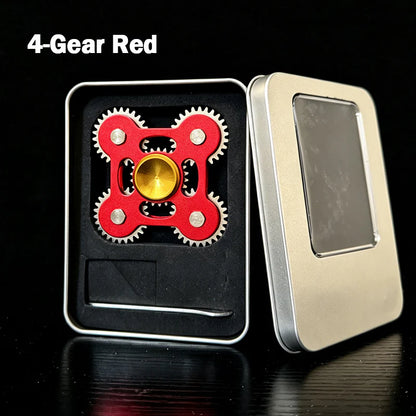 100% Metal EDC Gears Linkage Fidget Spinner