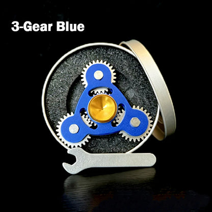 100% Metal EDC Gears Linkage Fidget Spinner