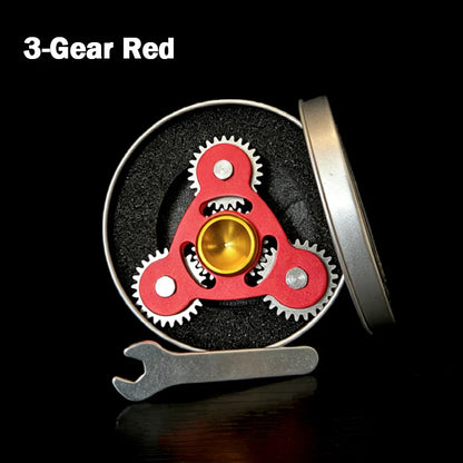 100% Metal EDC Gears Linkage Fidget Spinner