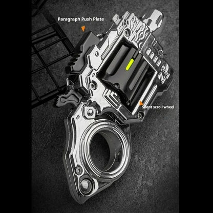 AGT-007 Pocket Sized Metal Revolver Fidget Toy Soft Bullet Gun Toy