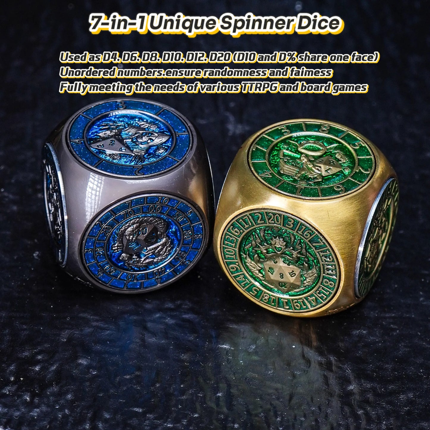 Dice Fidget Spinner